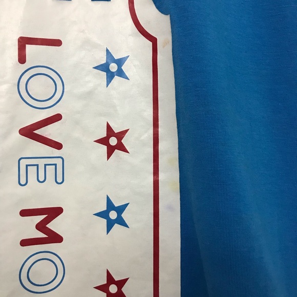 Men’s Moschino Graphic T-Shirt Fun Fair Ticket Blue Carnival Love Tee Sm… - Picture 10 of 12